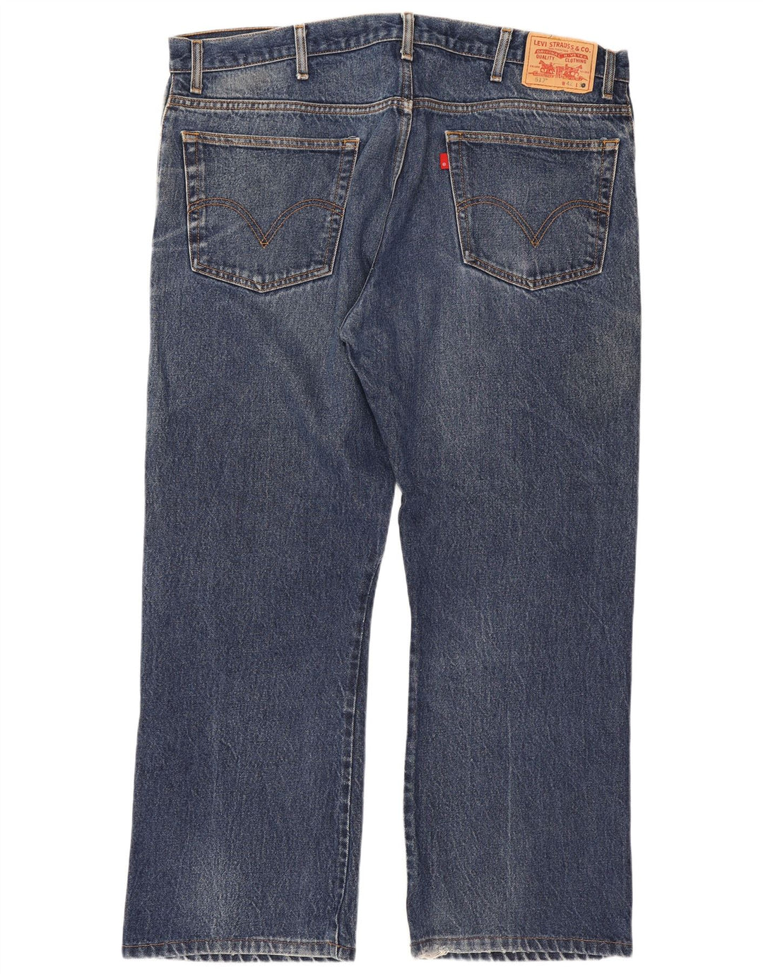 Levi's Mens 517 Bootcut Jeans W42 L32 Blue Cotton