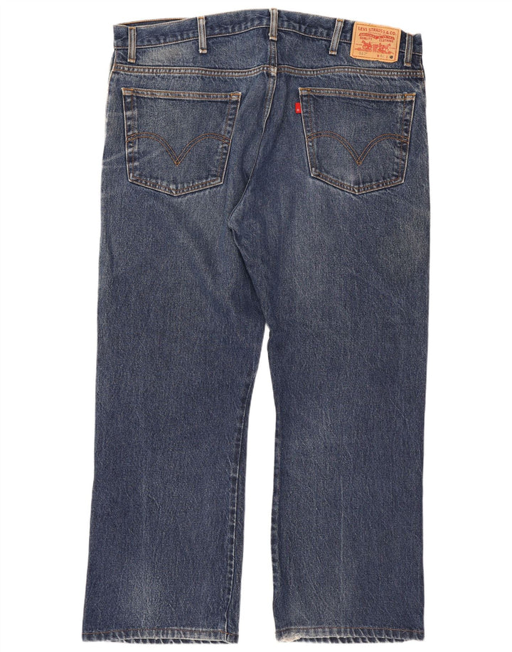 Levi's Mens 517 Bootcut Jeans W42 L32 Blue Cotton