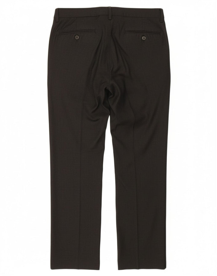 PIERRE CARDIN Womens Straight Suit Trousers EU 40 Medium W32 L28 Grey