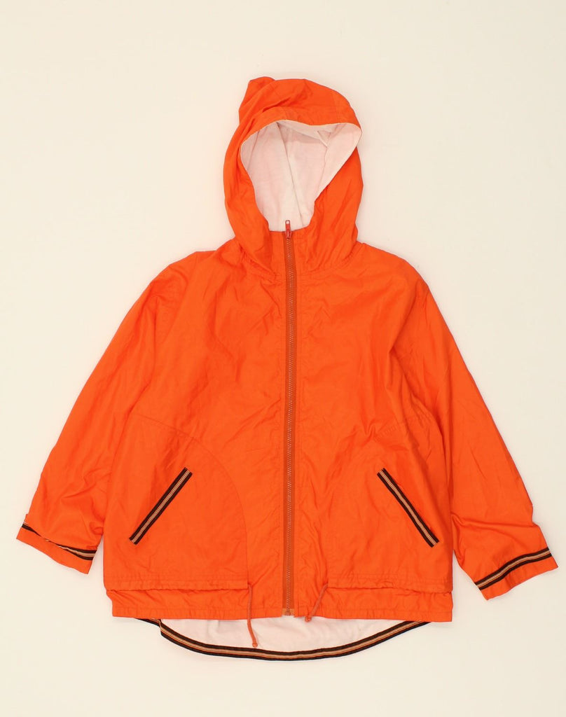 STEFANEL Boys Graphic Hooded Rain Jacket 11-12 Years Red Nylon | Vintage Stefanel | Thrift | Second-Hand Stefanel | Used Clothing | Messina Hembry 