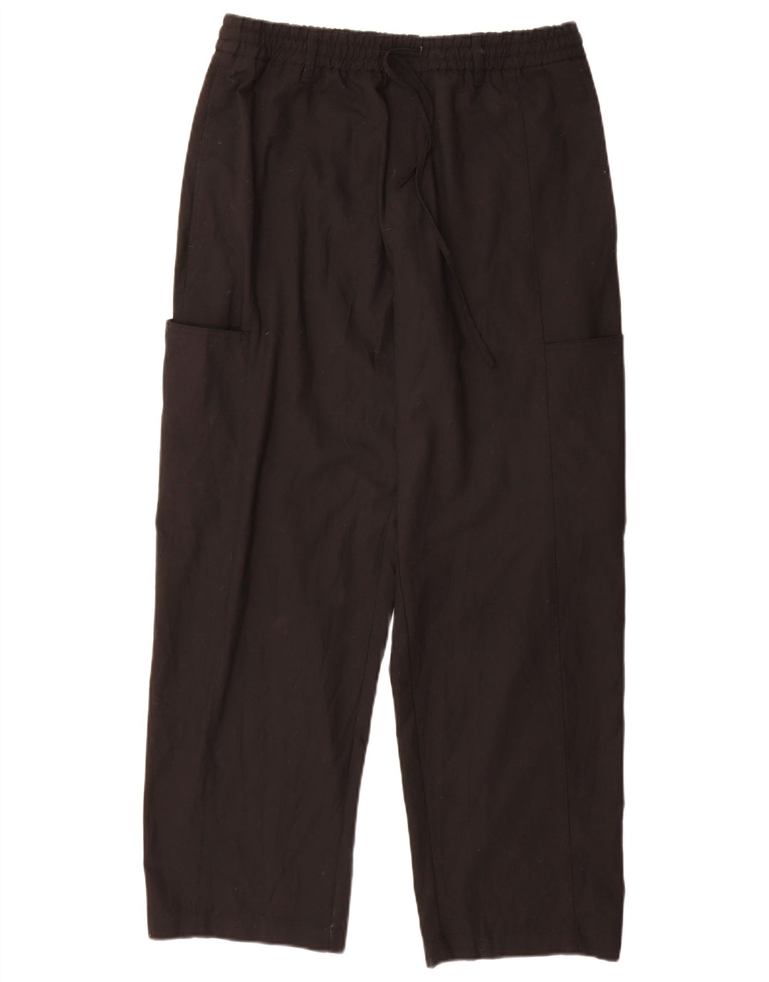 Zara Mens Cargo Tracksuit Trousers Medium Black Polyester