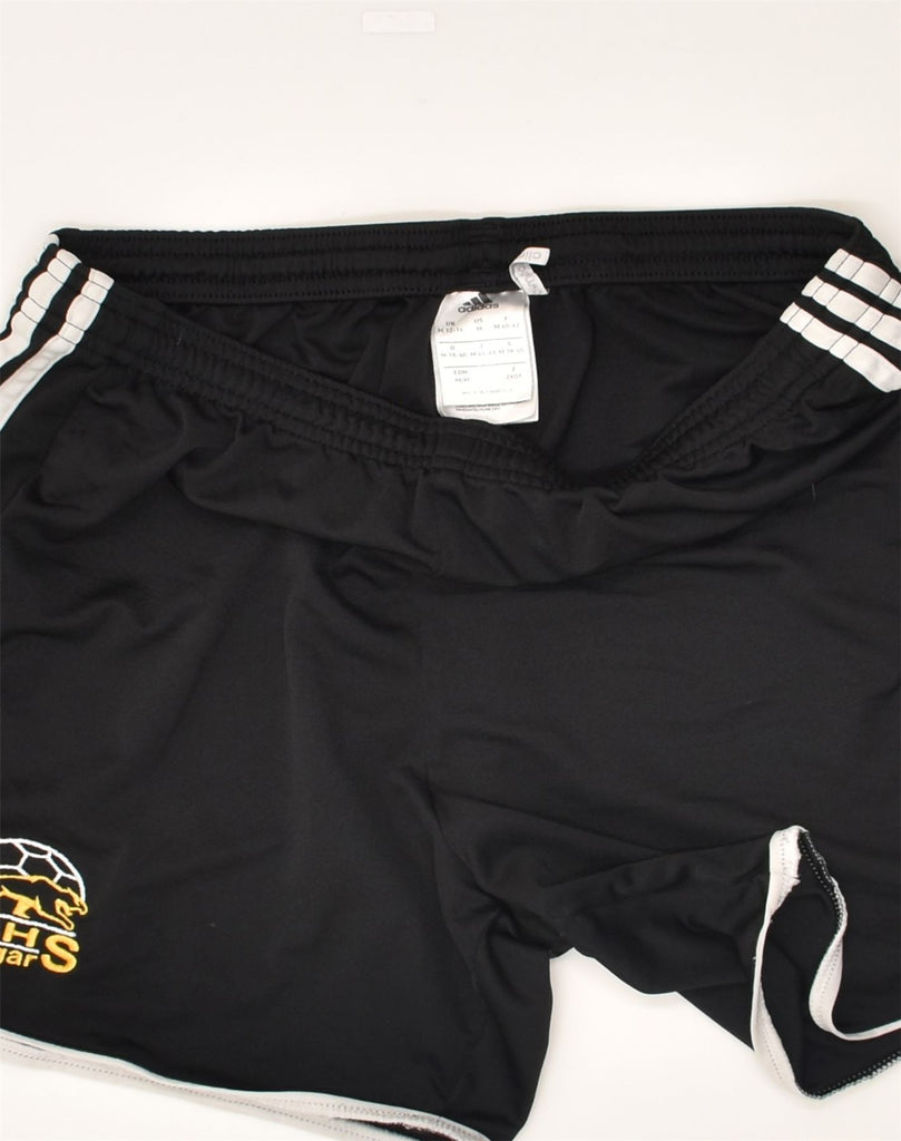 ADIDAS Womens Climacool Sport Shorts UK 12/14 Medium Black Polyester | Vintage Adidas | Thrift | Second-Hand Adidas | Used Clothing | Messina Hembry 