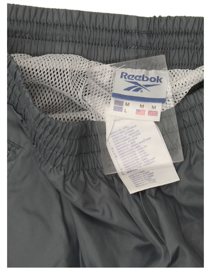 REEBOK Mens Tracksuit Trousers Medium  Grey Polyamide