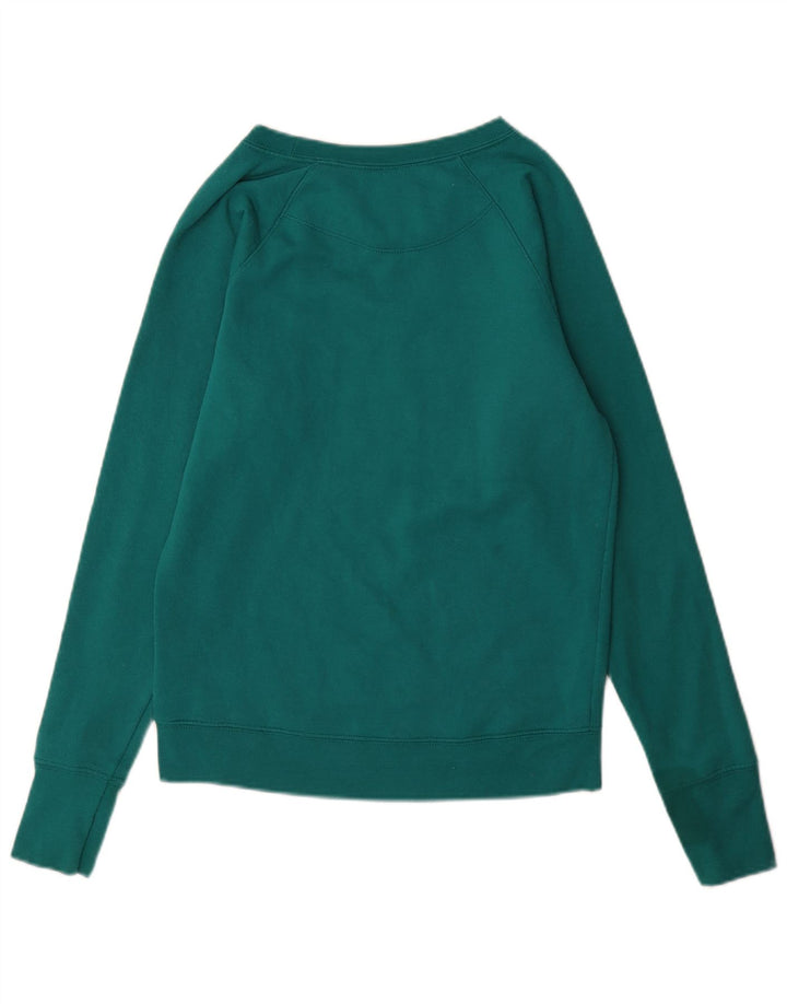 Champion Mens Graphic Sweatshirt Jumper Small Green Polyester