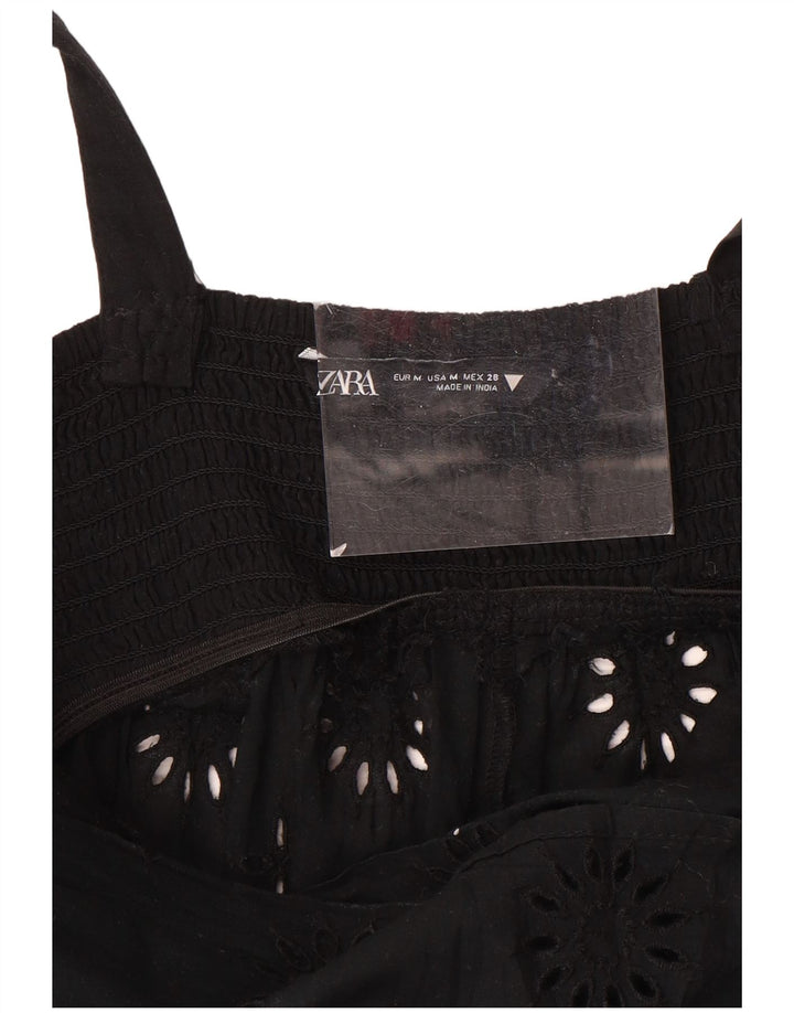 Zara Womens Sleeveless Maxi Dress UK 12 Medium Black