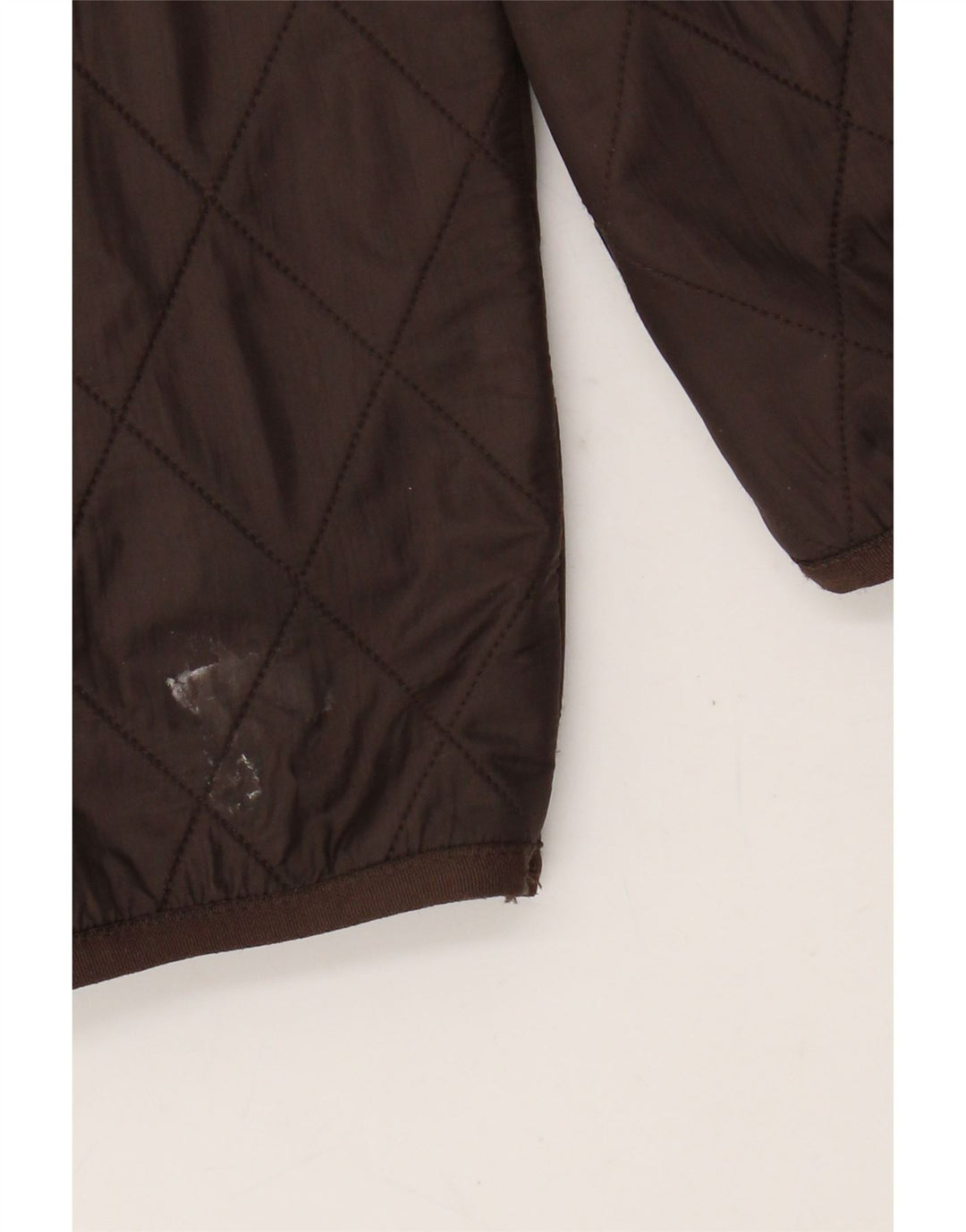 BARBOUR Womens Quilted Jacket UK 12 Medium  Brown Polyamide Vintage Barbour and Second-Hand Barbour from Messina Hembry 
