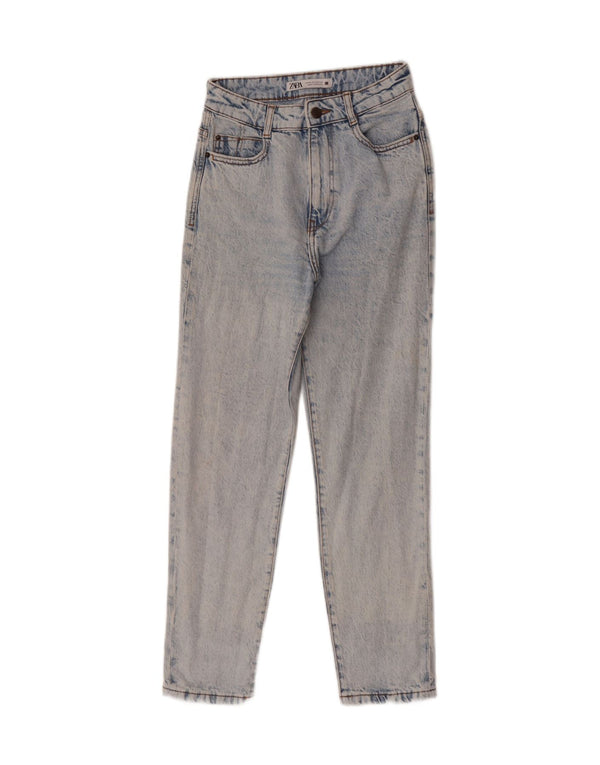 Zara Womens Tapered Jeans EU 34 2XS W24 L28 Blue