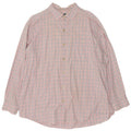 Orvis Mens Shirt 2XL Pink Check Cotton