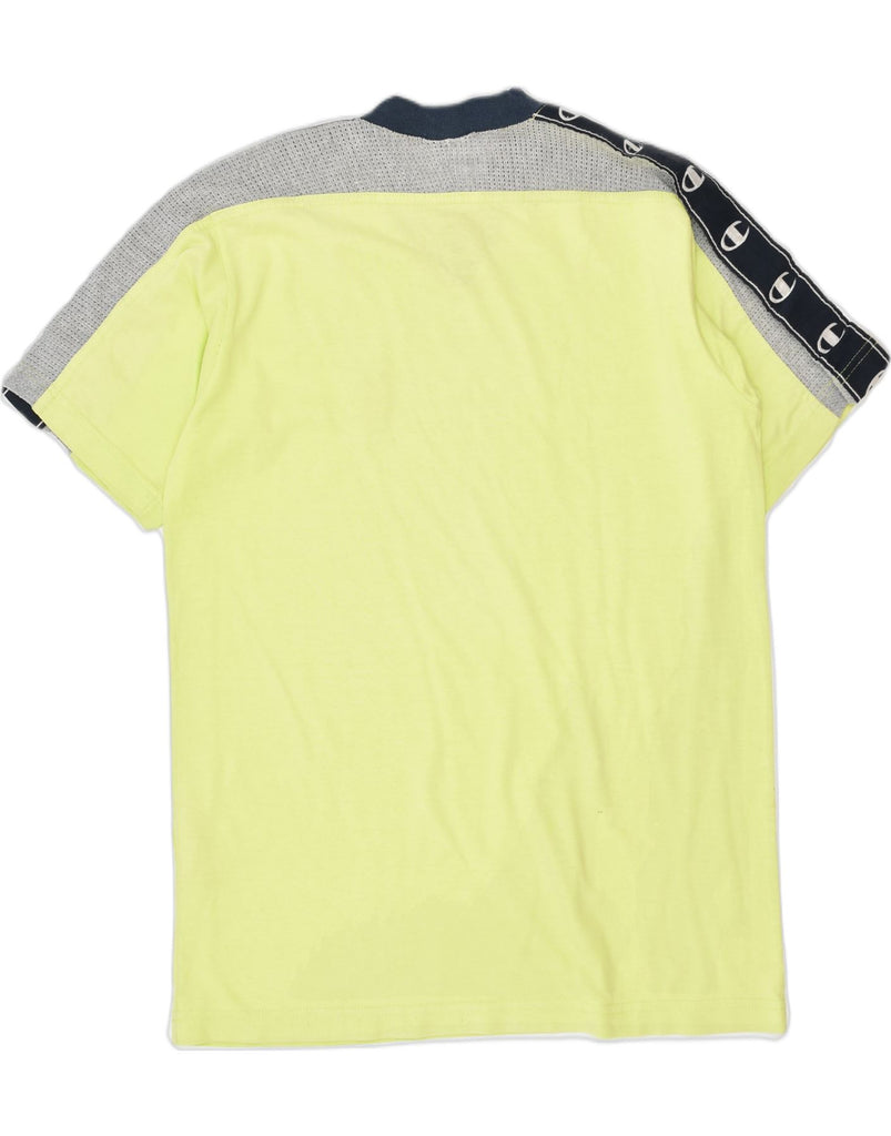 CHAMPION Boys Graphic T-Shirt Top 11-12 Years Yellow Cotton | Vintage | Thrift | Second-Hand | Used Clothing | Messina Hembry 