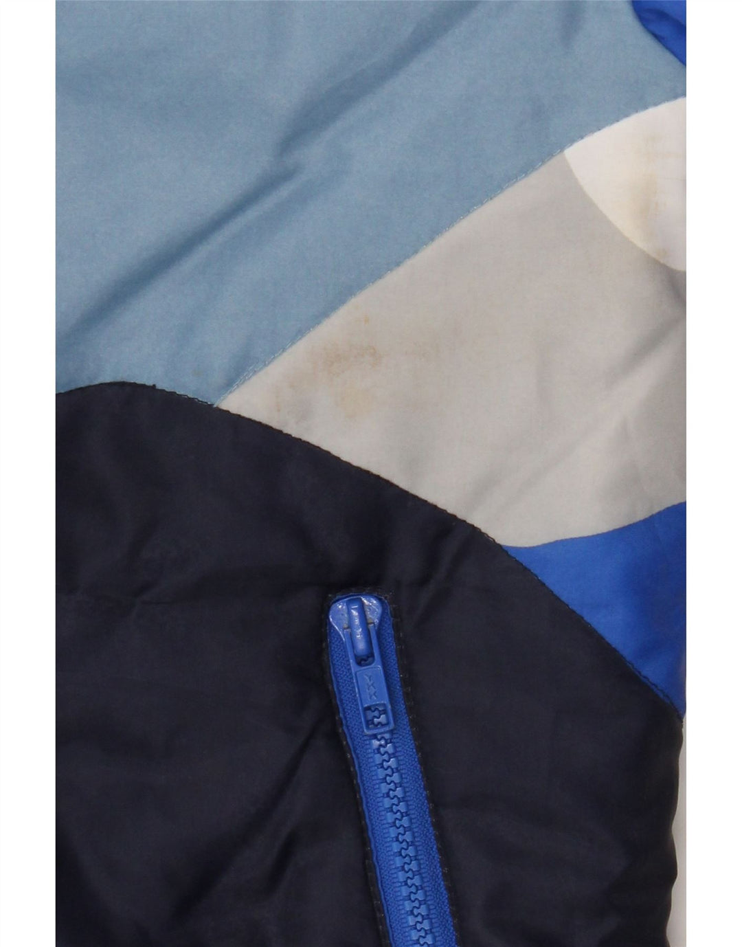 Maier Womens Padded Jacket EU 36 Small Blue Colourblock Polyamide