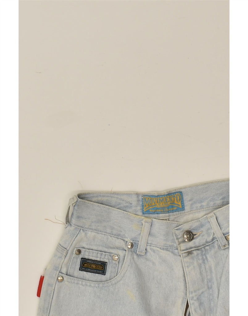 MOVI MENTO Boys Graphic Denim Shorts 7-8 Years W24 Blue | Vintage Movi Mento | Thrift | Second-Hand Movi Mento | Used Clothing | Messina Hembry 