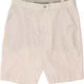 PUMA Mens Chino Shorts W32 Medium Grey Check Polyester Vintage Puma and Second-Hand Puma from Messina Hembry 