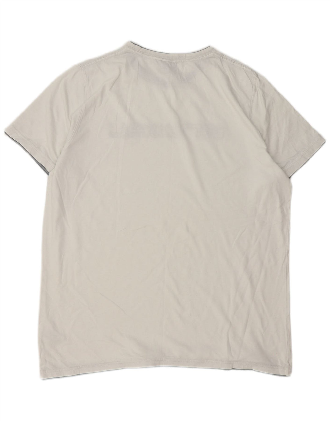 Animal Mens Graphic T-Shirt Top Large White Cotton