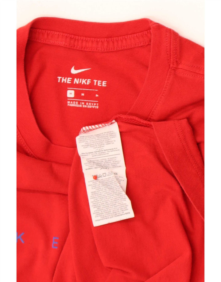 Nike Mens Air Graphic T-Shirt Top Medium Red Cotton