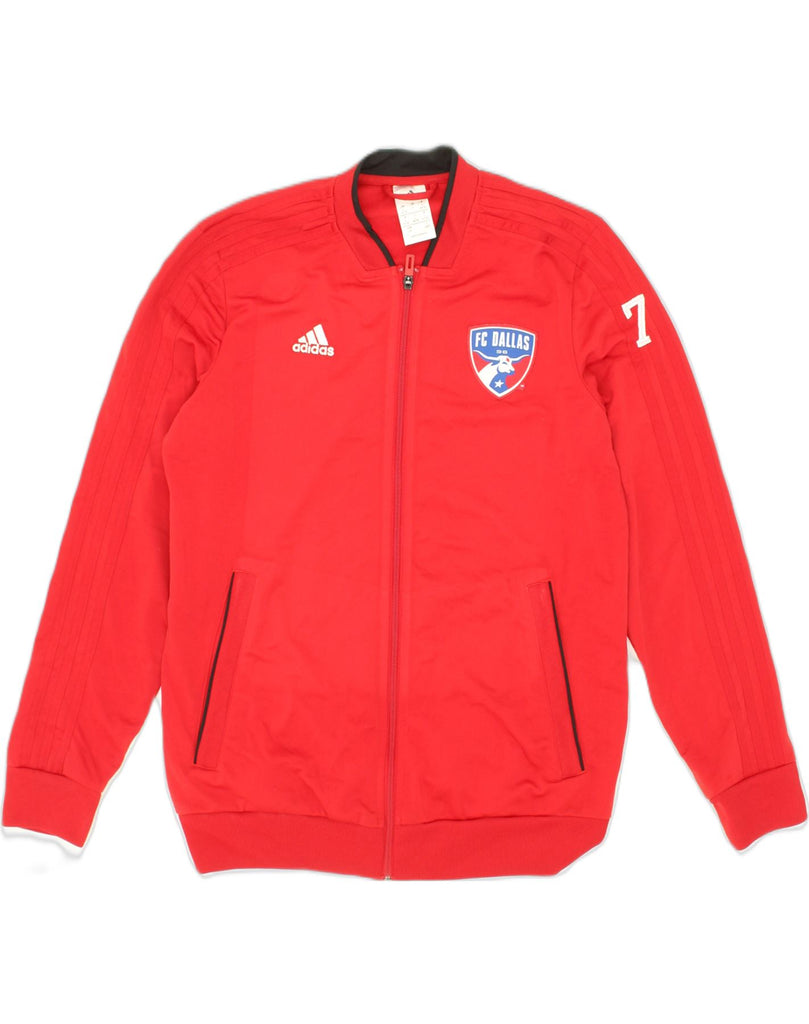 ADIDAS Boys Tracksuit Top Jacket 15-16 Years Large Red Polyester | Vintage Adidas | Thrift | Second-Hand Adidas | Used Clothing | Messina Hembry 