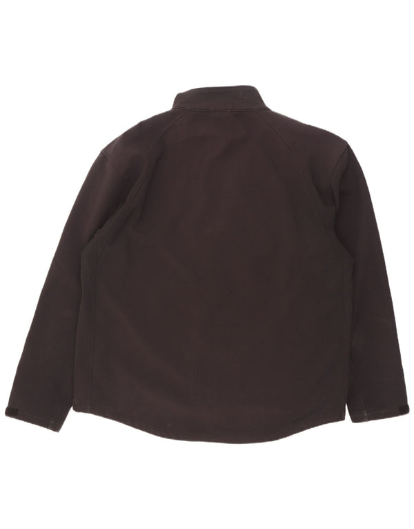 Russell Athletic Mens Windbreaker Jacket UK 46 3XL Black Polyester