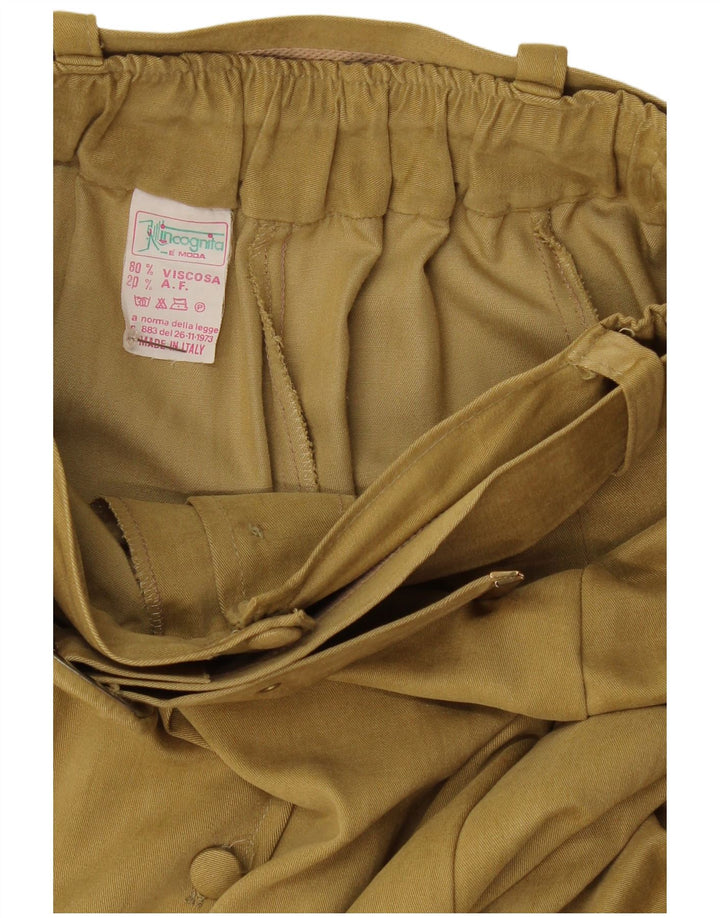 Incognito Womens Flared Skirt W28 Medium Khaki Viscose
