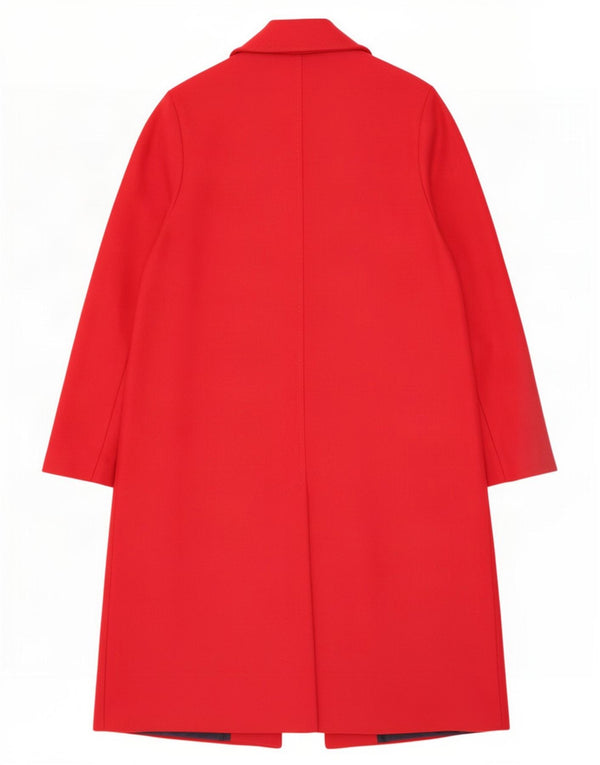 Zara Womens Overcoat UK 16 Large Red