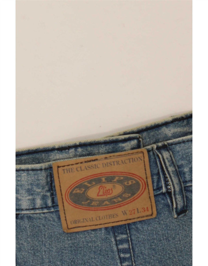 Vintage Womens Denim Skirt W27 Small Blue