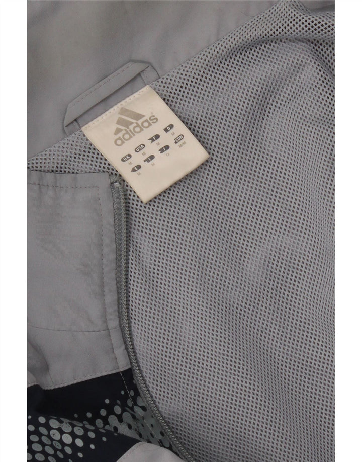 Adidas Mens Tracksuit Top Jacket Medium Grey Colourblock