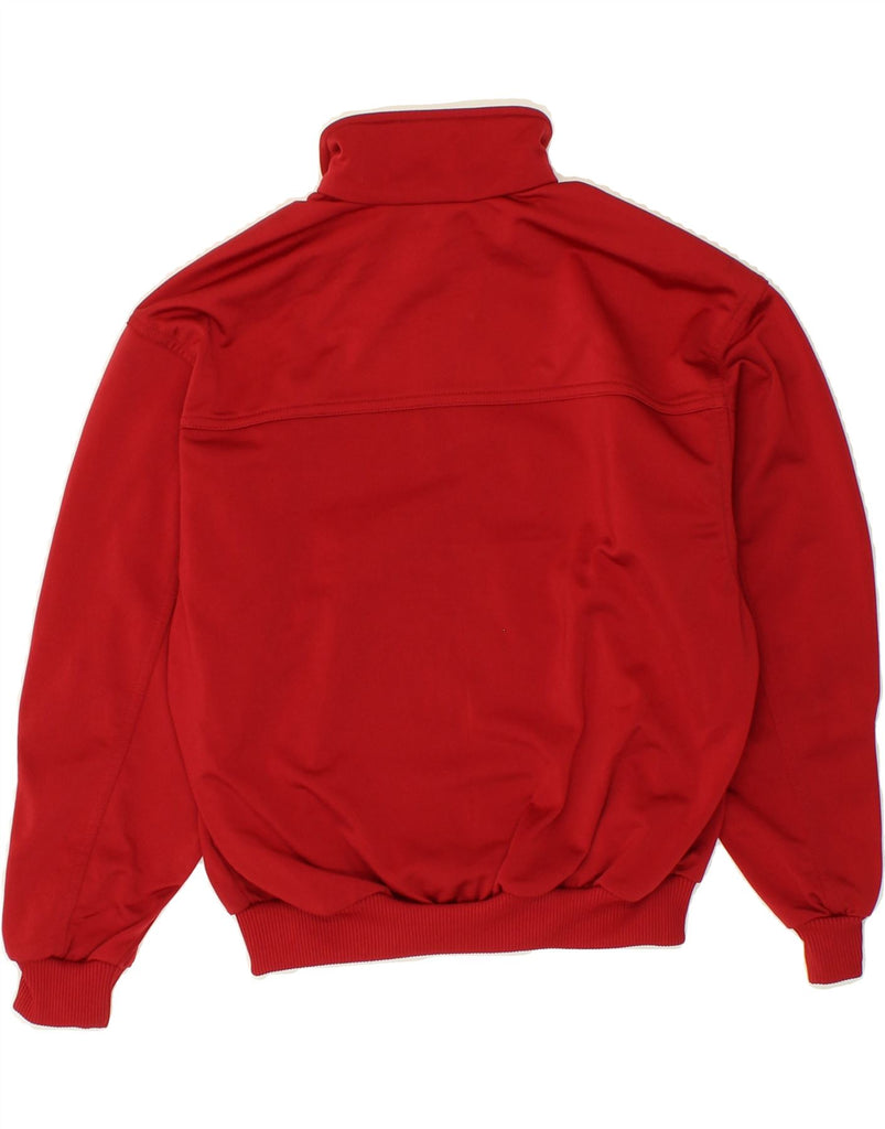 ADIDAS Boys Tracksuit Top Jacket 9-10 Years Red Polyester Vintage Adidas and Second-Hand Adidas from Messina Hembry 