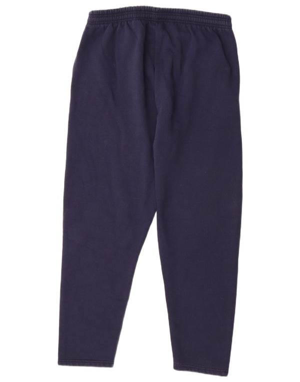HUMMEL Mens Tracksuit Trousers Large  Navy Blue Cotton
