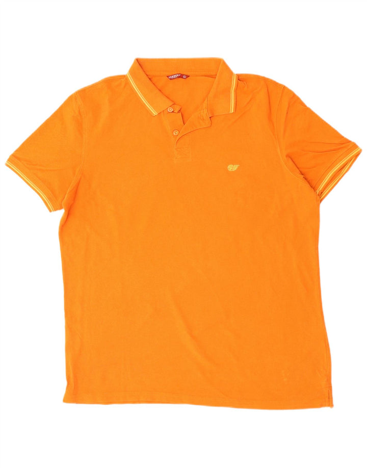 CARRERA Mens Polo Shirt XL Orange Cotton