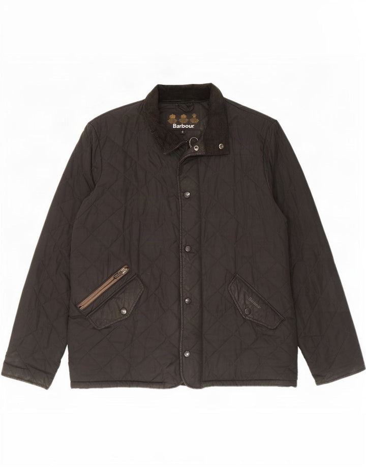 Barbour Mens Quilted Jacket UK 36 Small Black