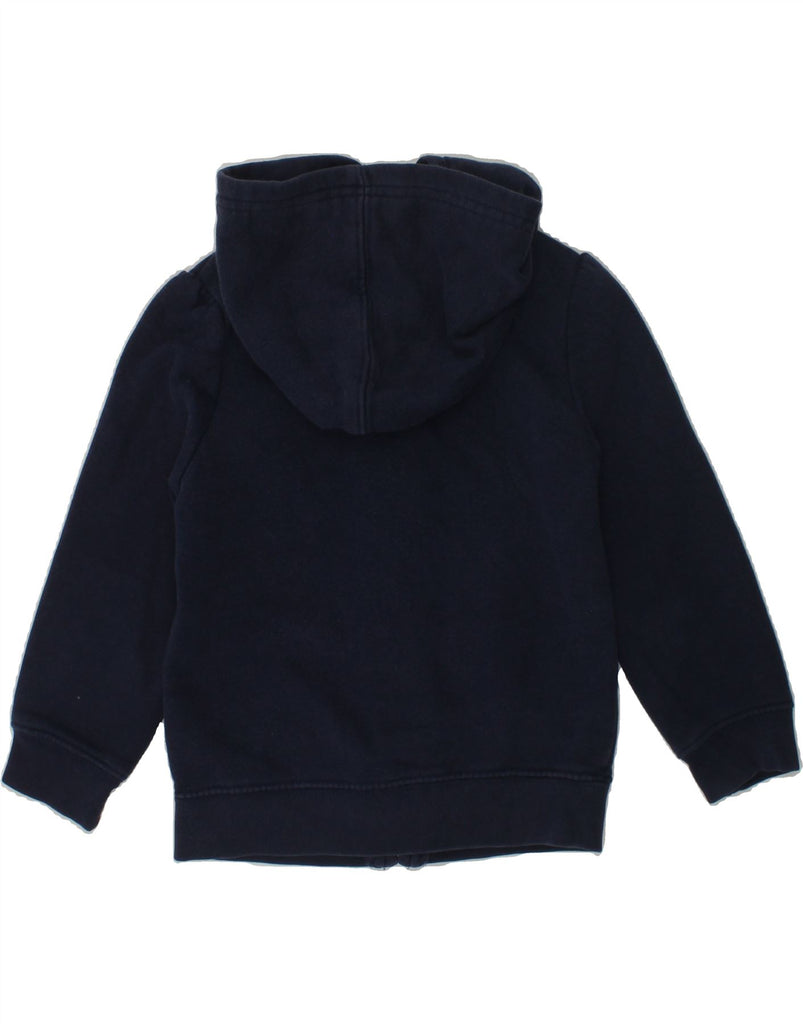 GAP Girls Graphic Zip Hoodie Sweater 2-3 Years Navy Blue Cotton | Vintage Gap | Thrift | Second-Hand Gap | Used Clothing | Messina Hembry 