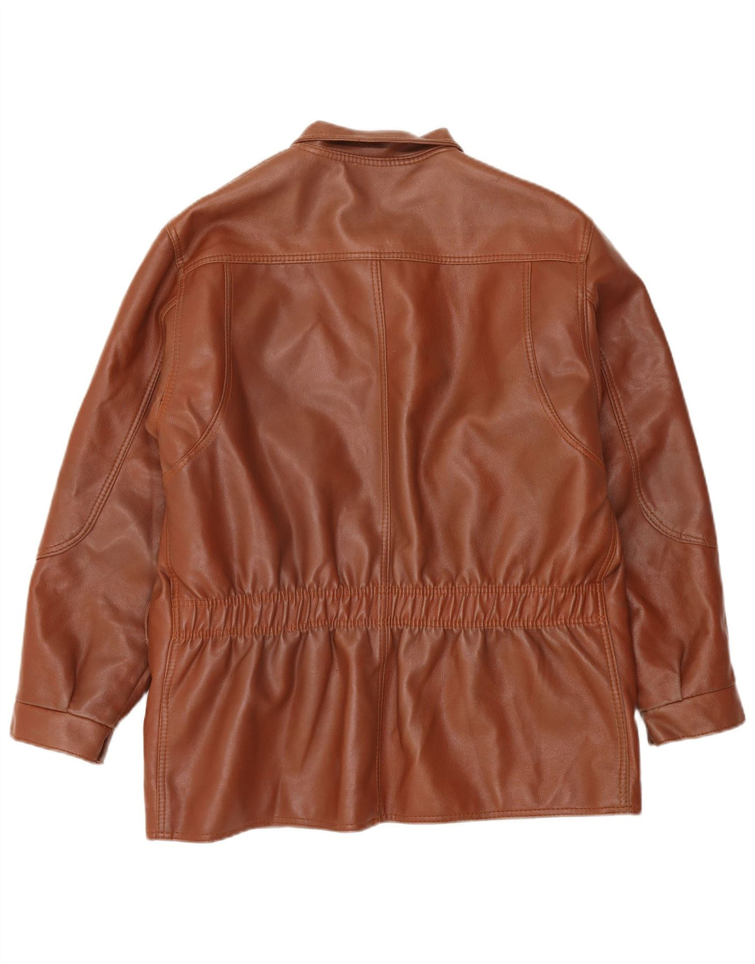 Vintage Mens Leather Jacket UK 38 Medium Brown