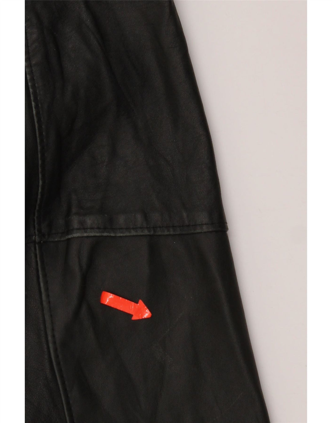 Bizzarro Mens 3 Button Blazer Jacket IT 54 2XL Black Leather
