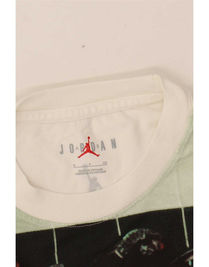 Jordan Mens Michael Jordan Graphic T-Shirt Top Small White