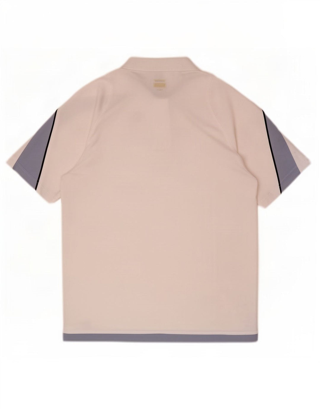 Reebok Mens Polo Shirt Large White Colourblock Polyester