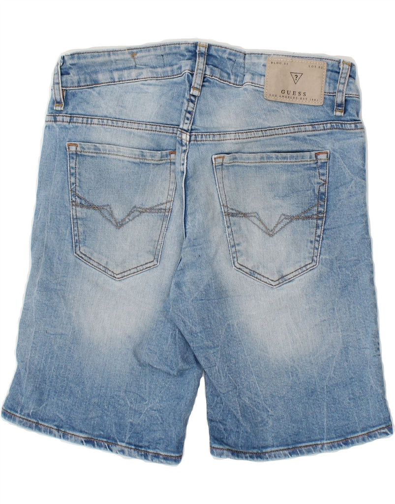 GUESS Womens Denim Shorts W30 Medium  Blue Cotton Vintage Guess and Second-Hand Guess from Messina Hembry 