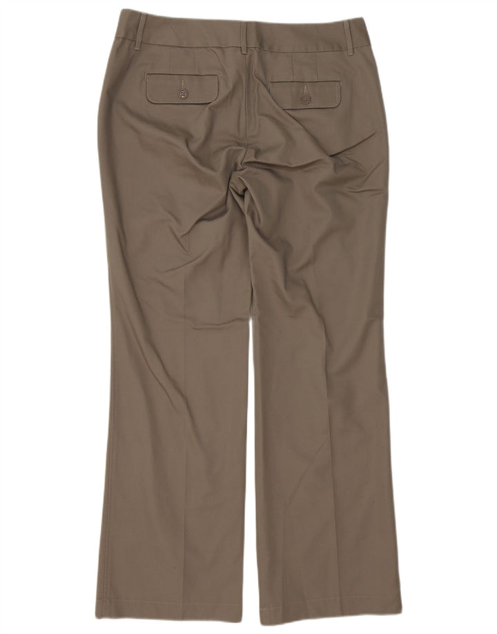 EDDIE BAUER Womens Blakely Fit Casual Trousers US 12 Large W34 L34 Grey