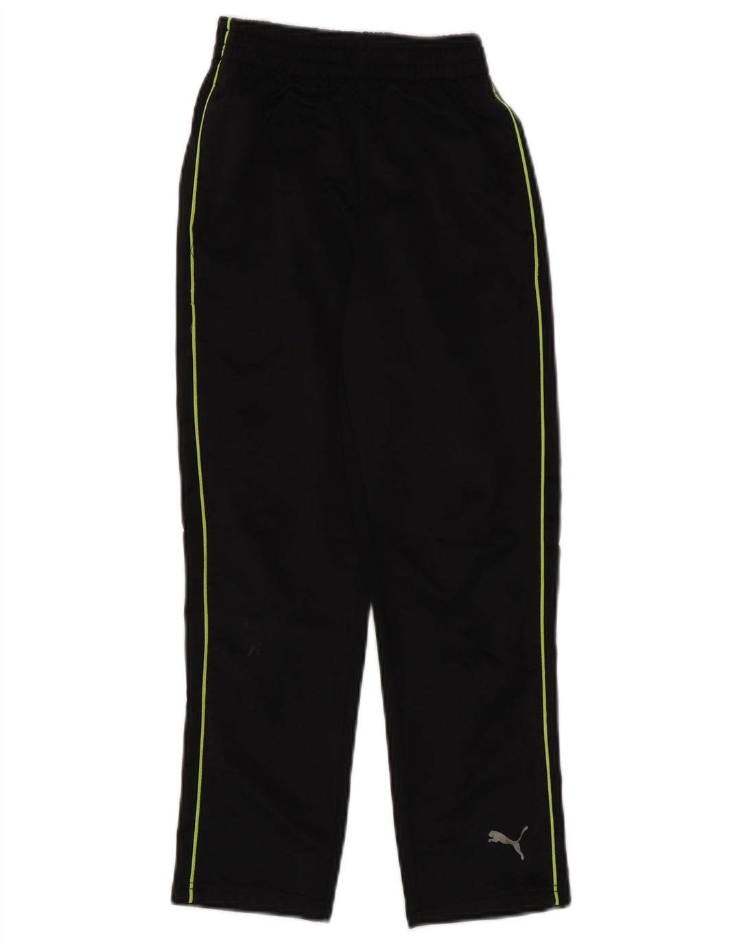 Puma Boys Tracksuit Trousers 7-8 Years Medium Black Colourblock Polyester