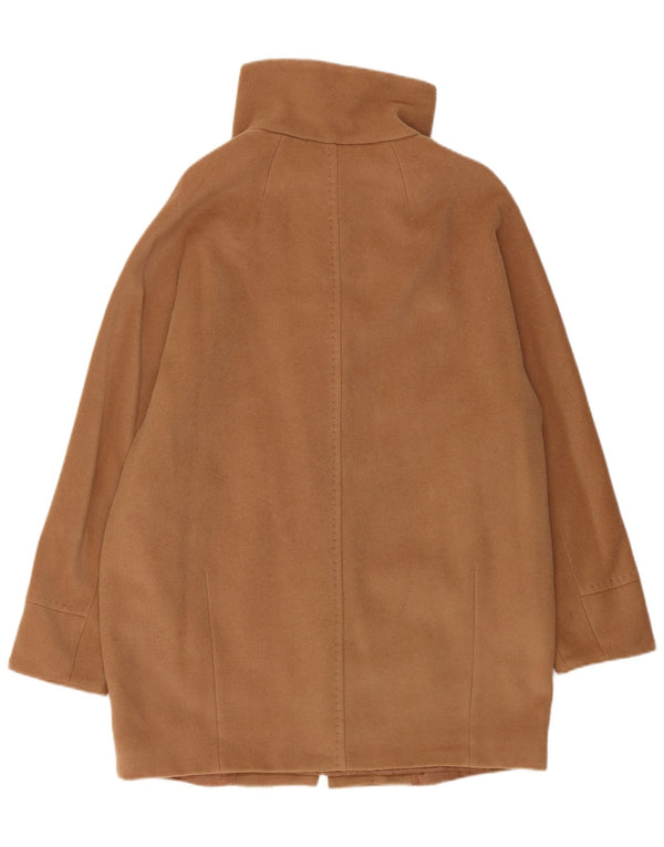 Max Mara Womens Weekend Overcoat UK 8 Small Beige Virgin Wool