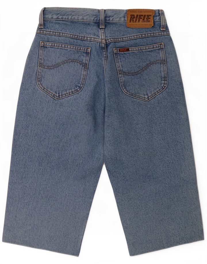 Rifle Mens Denim Shorts Small W29 Blue Cotton