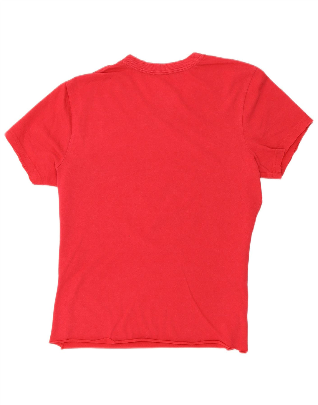 Nike Womens Dri Fit Graphic T-Shirt Top UK 12/14 Medium Red