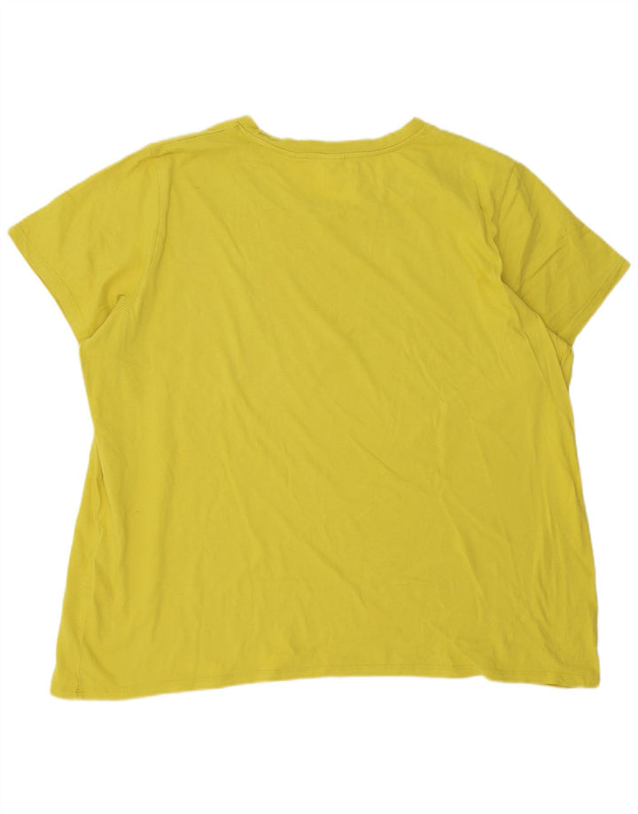 Levi's Mens T-Shirt Top 3XL Yellow Cotton