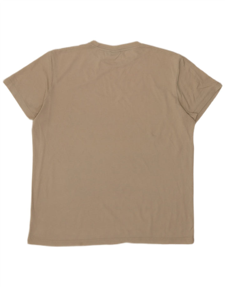 LOTTO Mens Graphic T-Shirt Top XL Beige