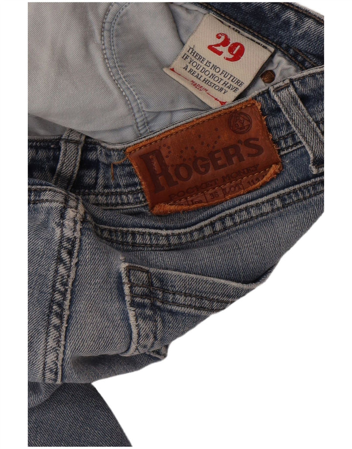 Roy Rogers Mens Slim Jeans W29 L32 Blue Cotton