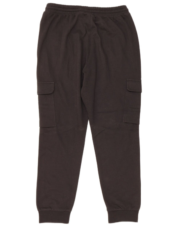Adidas Mens Cargo Tracksuit Trousers Joggers Medium Black Cotton