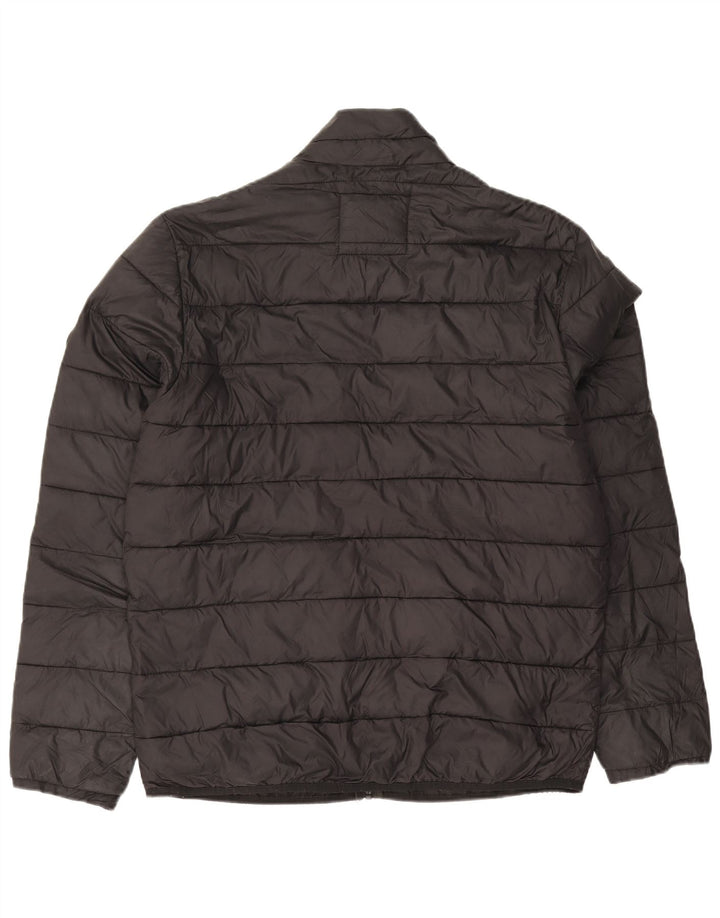 Jack & Jones Mens Padded Jacket UK 40 Large Black