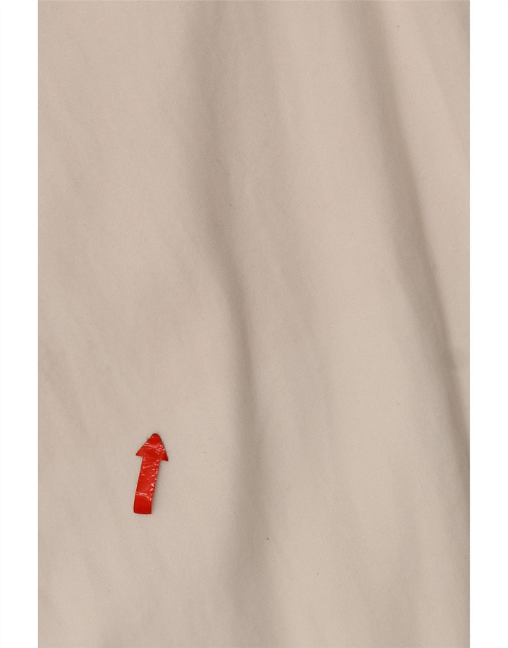 Cos Womens Straight Chino Trousers Medium White Cotton