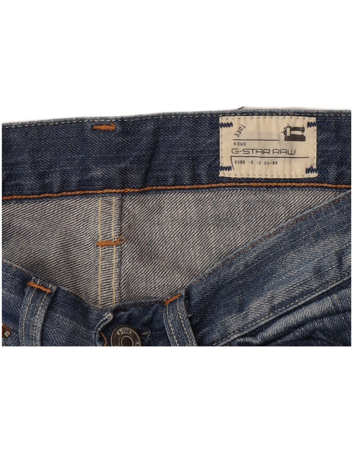 G-Star Mens 3301 Straight Jeans W33 L33 Blue