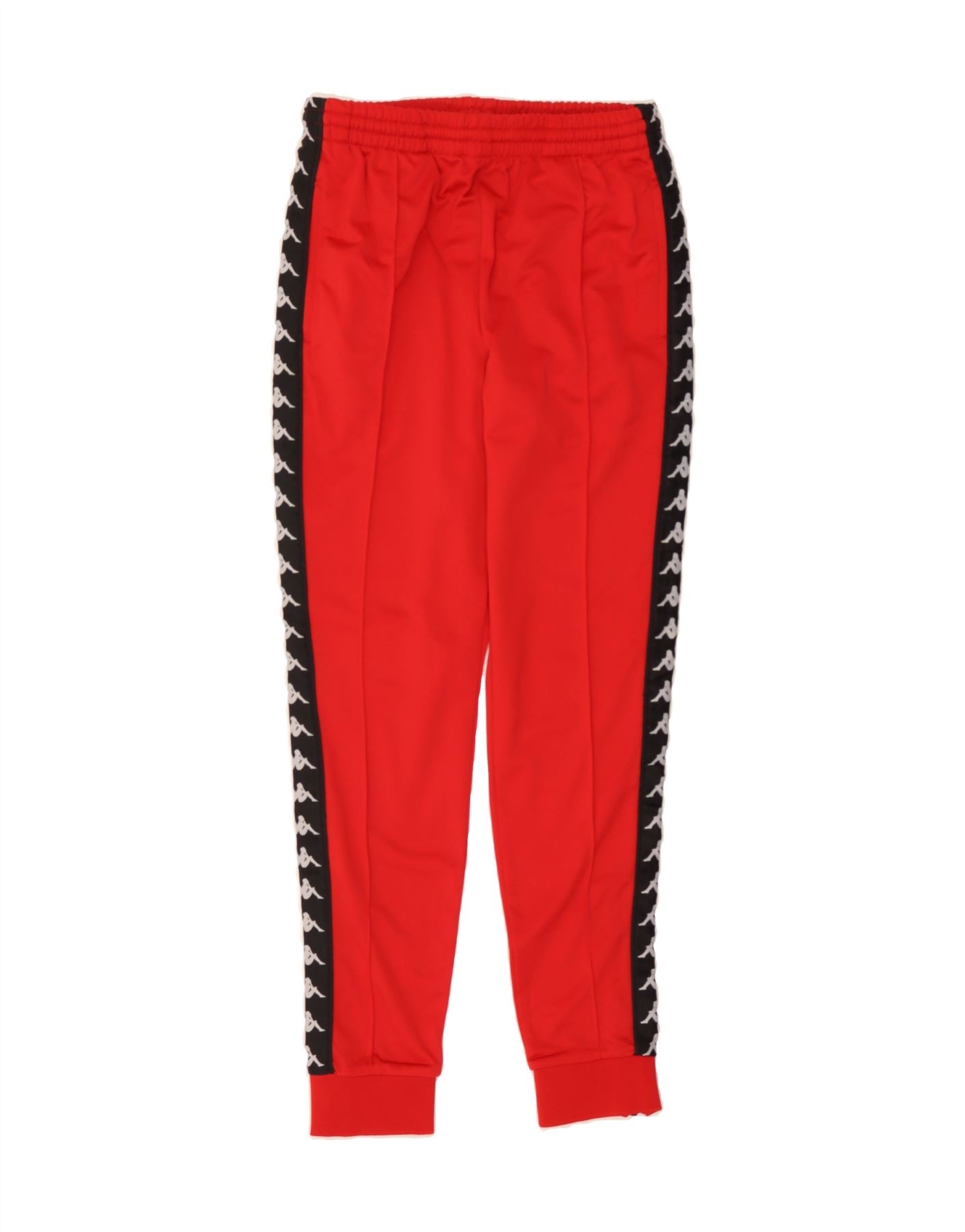 Pantalones Deportivos Chandal Kappa Mujer Rojo Pantalones De Chándal KAPPA  Para Hombre, Con Estampado Gráfico, Talla Pequeña, Color Rojo Y Bloques De 