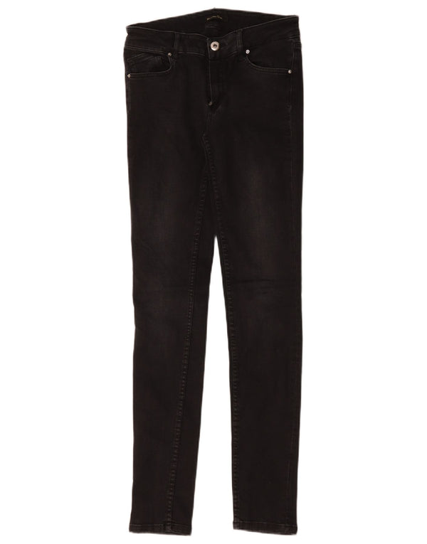 Massimo Dutti Womens Skinny Jeans EU 34 2XS W24 L29 Black Cotton