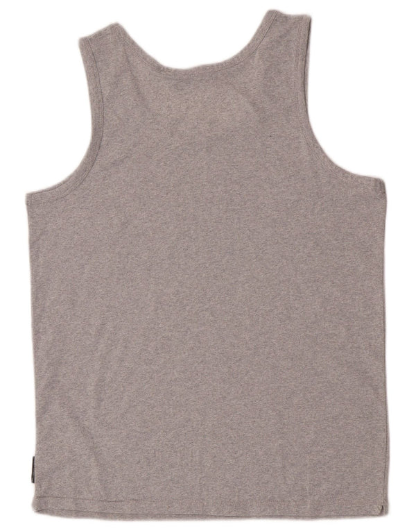 French Connection Mens Vest Top XL Grey Polyester