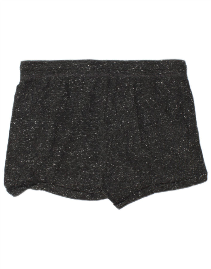 Jack Wills Womens Sport Shorts UK 8 Small Black Flecked Polyester